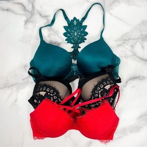 Bundle of 3 Victoria’s Secret Very Sexy Push Up Bras in EUC